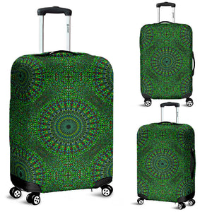 Oriental Green Love Luggage Cover