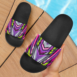 Racing Style Violet & Pink Vibes Slide Sandals