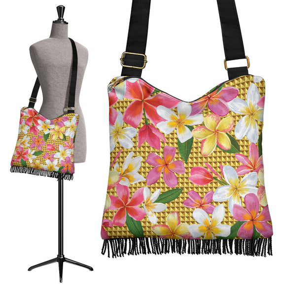Romantic Flowery Passion Crossbody Boho Handbag