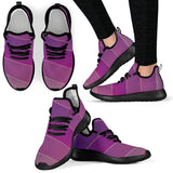 Glamour Purple Mesh Knit Sneakers