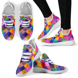 Summer Psychedelic Disco Mesh Knit Sneakers