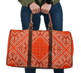 Luxury Orange Bandana Style Travel Bag