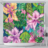 Tropical Orchid Shower Curtain
