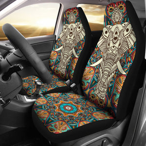 Boho Oriental Luxury Mandala Elephant Car Seat Cover