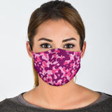 Summer 2020 Style New Army Camouflage Design Lady Pink Protection Face Mask