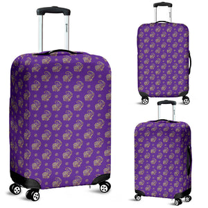 Lucky Purple Elephant Luggage Cover