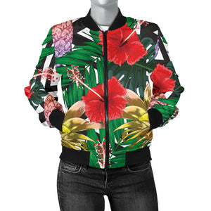 Summer Pineapple Love Women's Bomber Jacket