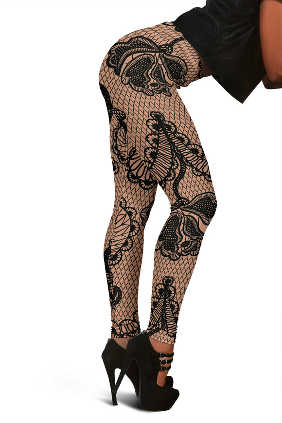 Black Lace Women's Leggings