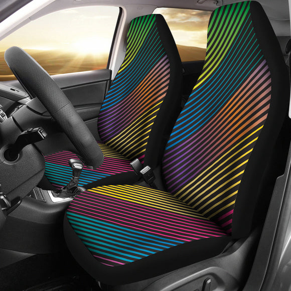 Party Lights On Car Seat Cover