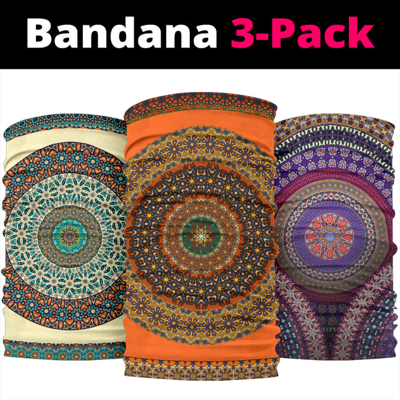 Mandala Design by This is iT Original Bandana 3-Pack