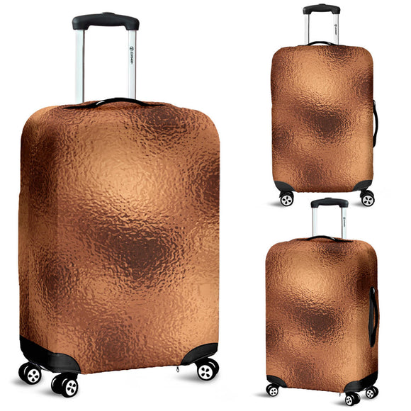 Glittering Copper Luggage Cover