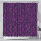 Psychedelic Purple Shower Curtain