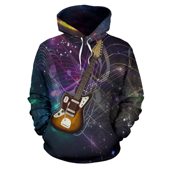 Stunning Guitar All Over Hoodie