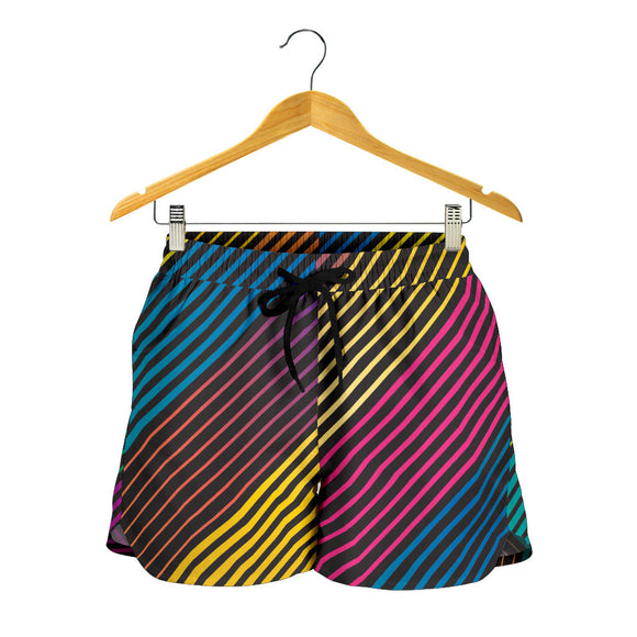 Party Lights On Women's Shorts