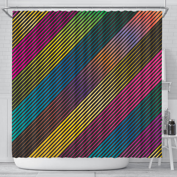 Party Lights On Shower Curtain