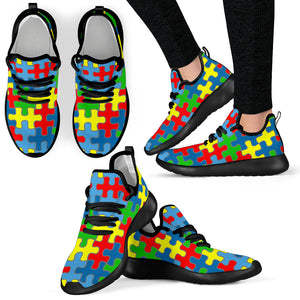 Puzzle Day Mesh Knit Sneakers