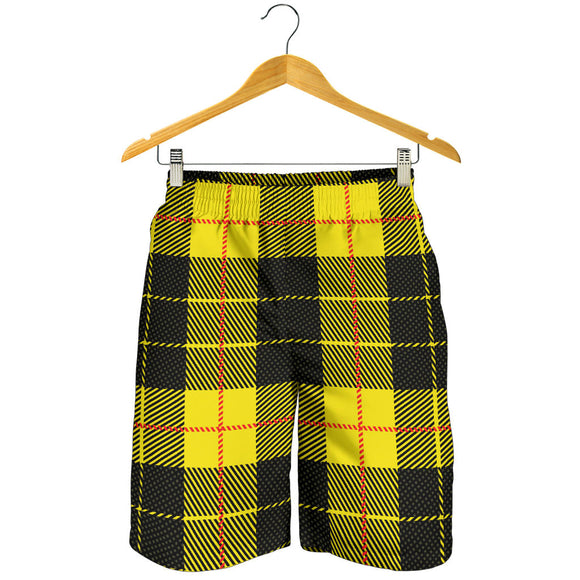 Yellow Tartan Passion Men's Shorts