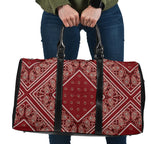 Special Maroon Wine Color Bandana Style Travel Bag