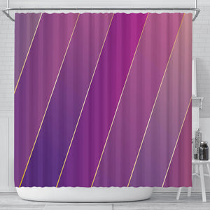 Glamour Purple Shower Curtain