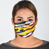 Racing Style Addiction Design Two Protection Face Mask