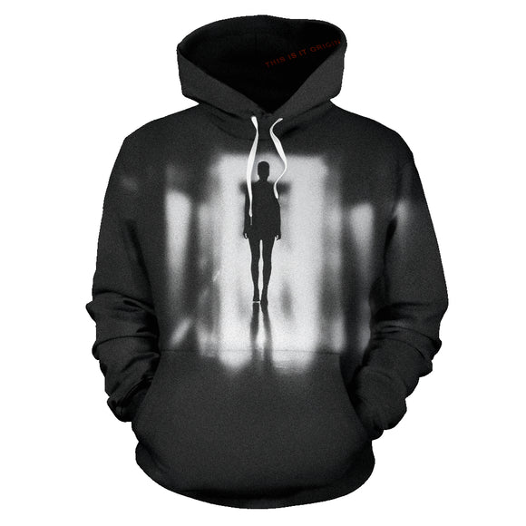 This is iT Original - Black Melancholy Place & Lonely Person Hoodie