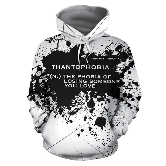 Thantophobia. White & Black Splash Fresh Design