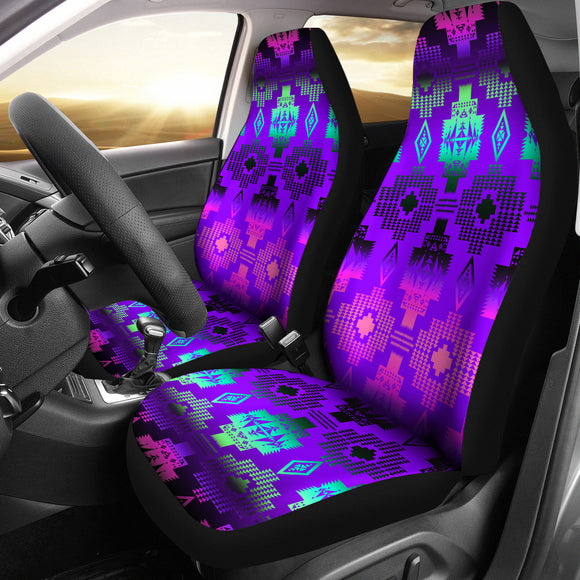 Purple Mountains Car Seat Cover