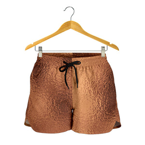 Glittering Copper Women's Shorts