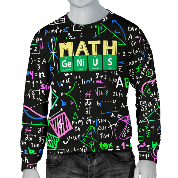 Math Genius Men's Sweater