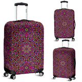 Flowery Mandala Mosaic Luggage Cover