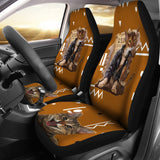 Brown Rock Cat Car Seat Cover