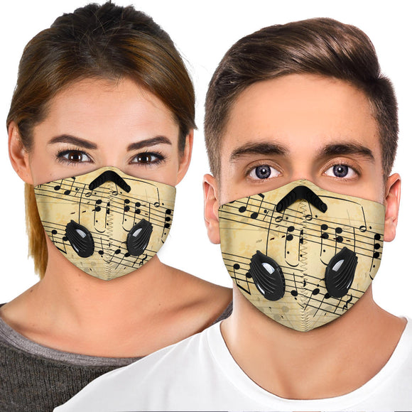 Original Sheet Music Premium Protection Face Mask