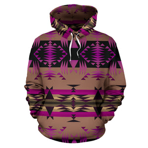 Purple Mountains All Over Hoodie