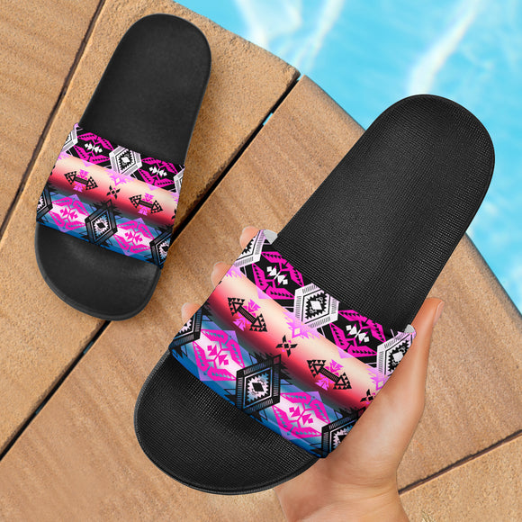 Pink Glow Slide Sandals