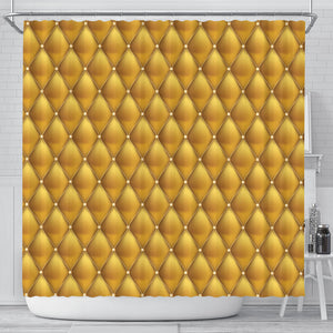 Exclusive Golden Pattern Shower Curtain