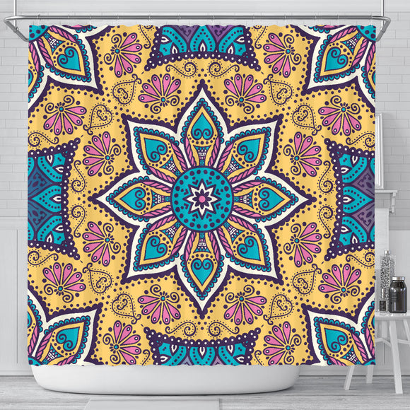Lovely Boho Mandala Vol. 3 Shower Curtain