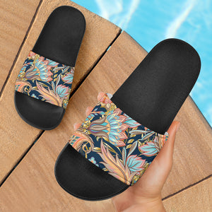 Romantic Paisley Slide Sandals