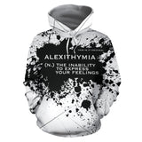Alexithymia. White & Black Splash Fresh Design