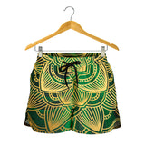 Glamour Green Mandala Women's Shorts