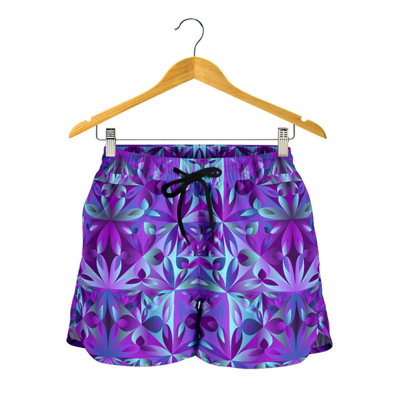 Psychedelic Violet Women's Shorts