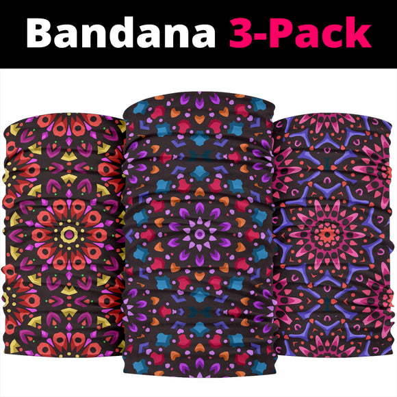 Mandala 4 Design by This is iT Original Bandana 3-Pack