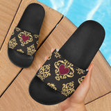 Luxury Royal Hearts Slide Sandals