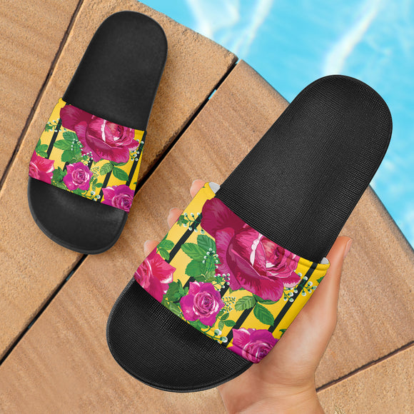 Luxury Rose Slide Sandals