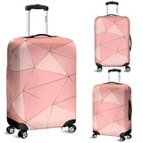 Glittering Marble Love Luggage Cover