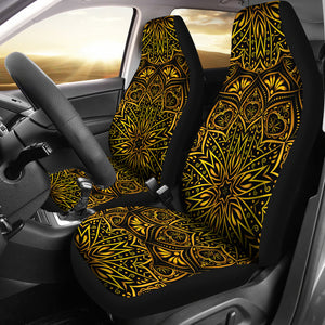 Luxury Golden Beauty Car Seat Cover