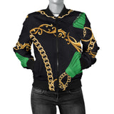 Luxury Chain Women's Bomber Jacket