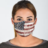 American Old School Flag Design Protection Face Mask