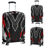 Racing Style Black & Red Vibes Luggage Cover