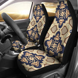 Ornamental Blue Love Car Seat Cover