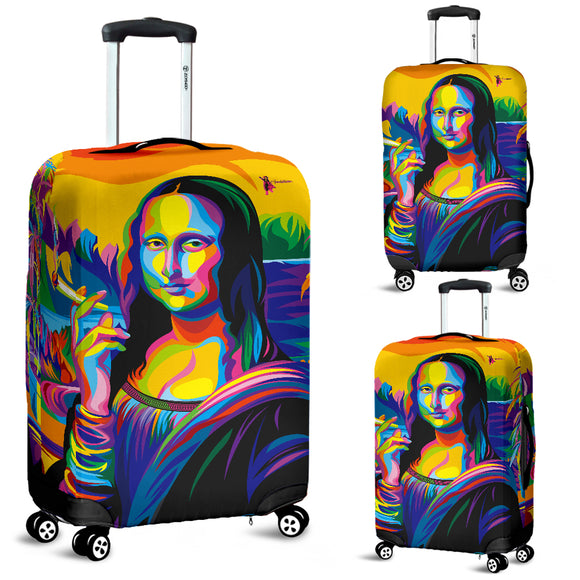 Mona Lisa Luggage Cover